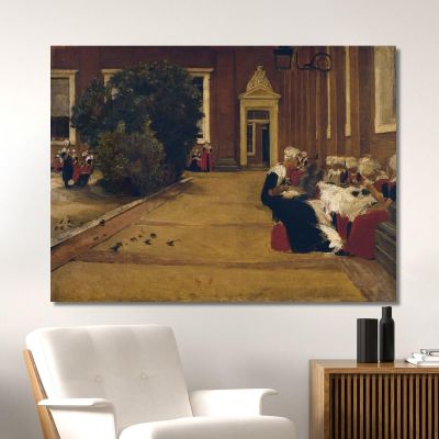 Orphan Girls In Amsterdam Max Liebermann mlb56 canvas print 