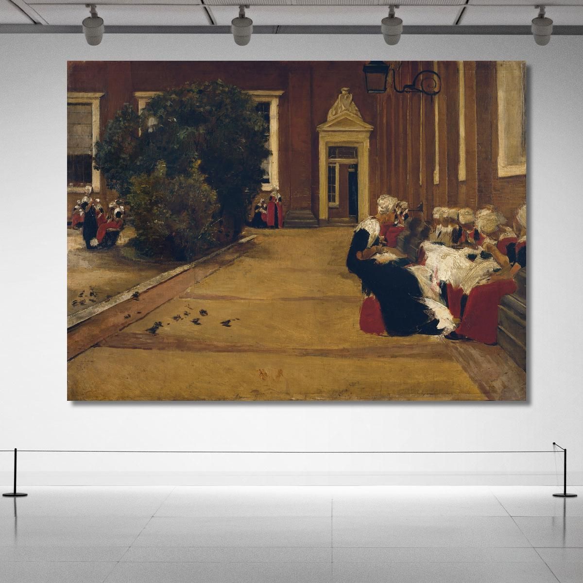 Orphan Girls In Amsterdam Max Liebermann mlb56 canvas print 