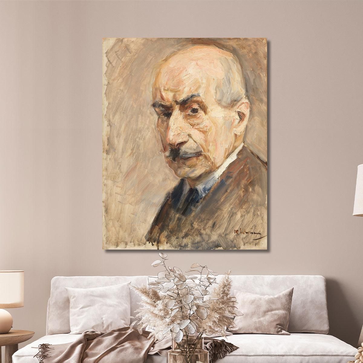 Self-Portrait Max Liebermann mlb77 canvas print 