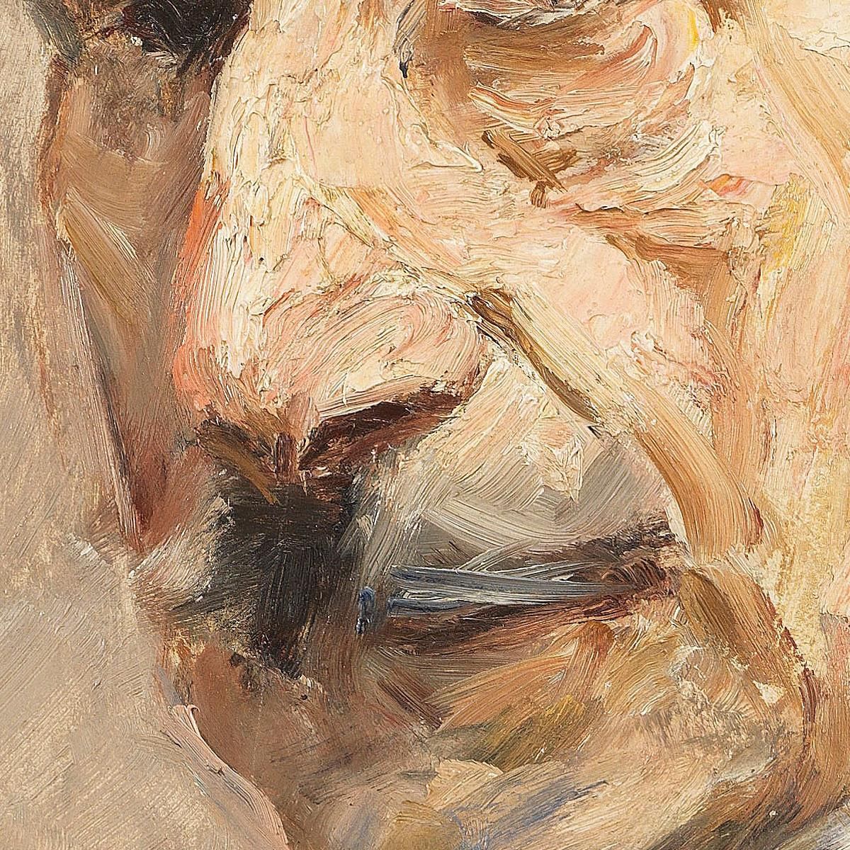 Self-Portrait Max Liebermann mlb77 canvas print