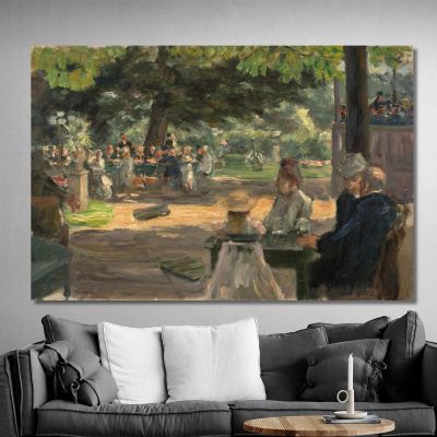Study For The Restoration Garden In Leiden Max Liebermann mlb80 canvas print 