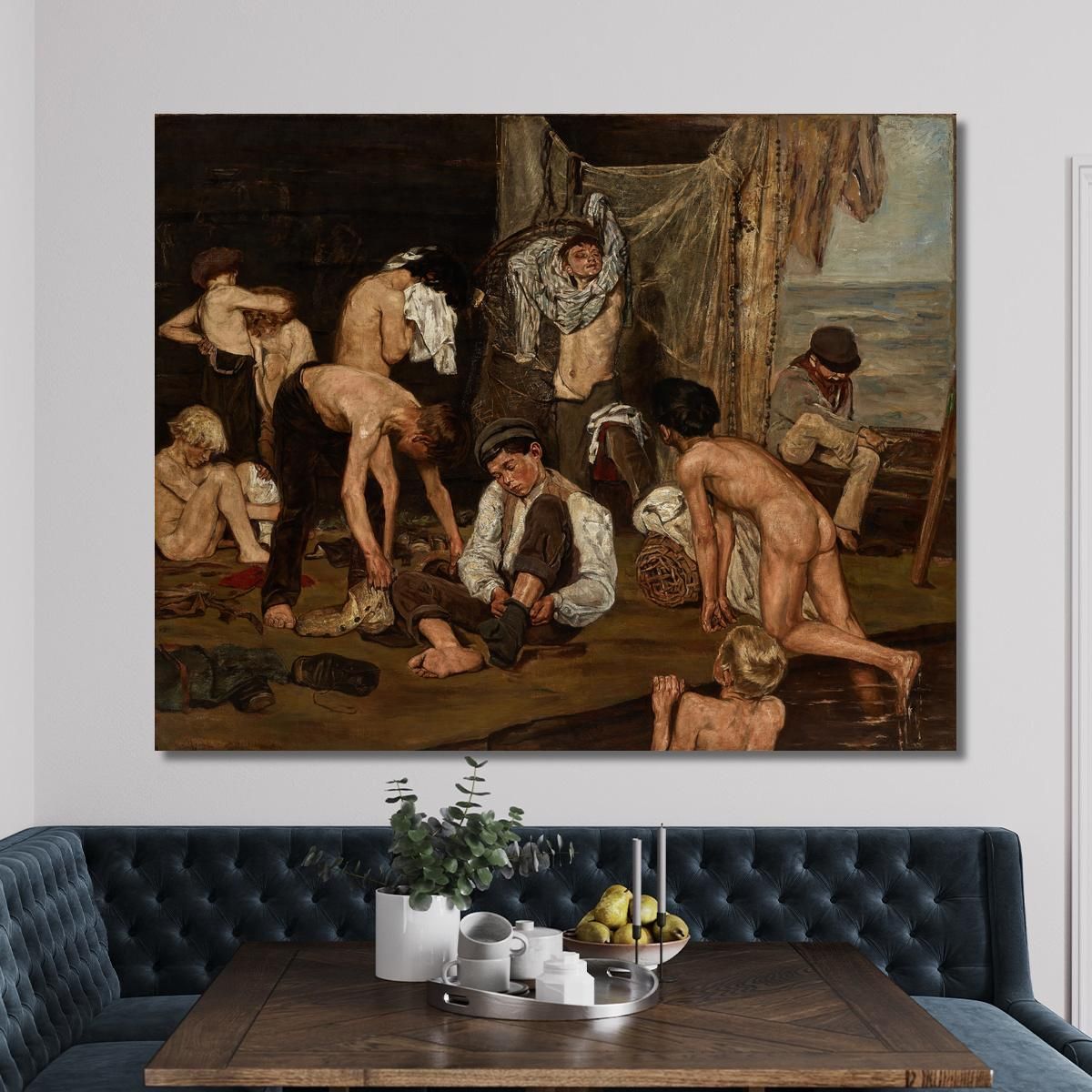 Swimmers Max Liebermann mlb82 canvas print 