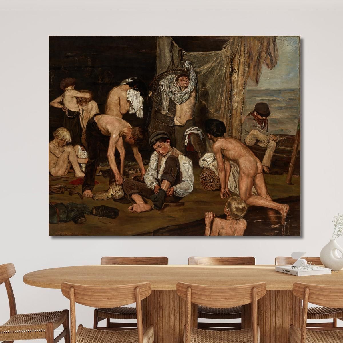 Swimmers Max Liebermann mlb82 canvas print 