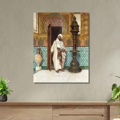 An Elegant Chieftain In His Palace Rudolf Ernst rer14 canvas print 