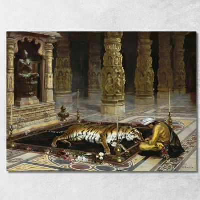 Honoring The Tiger Rudolf Ernst rer20 canvas print 