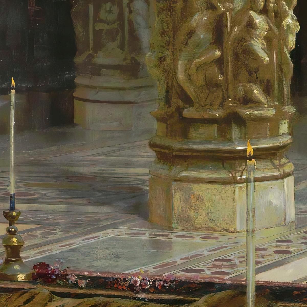 Honoring The Tiger Rudolf Ernst rer20 canvas print