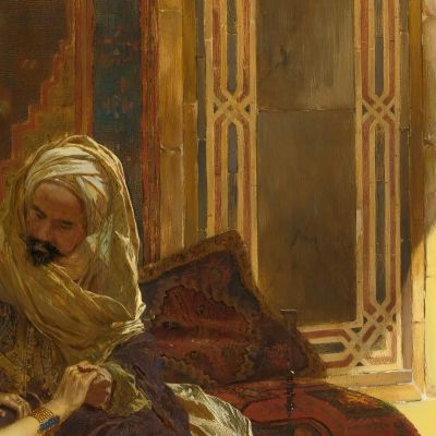 The Favorite Rudolf Ernst rer24 canvas print