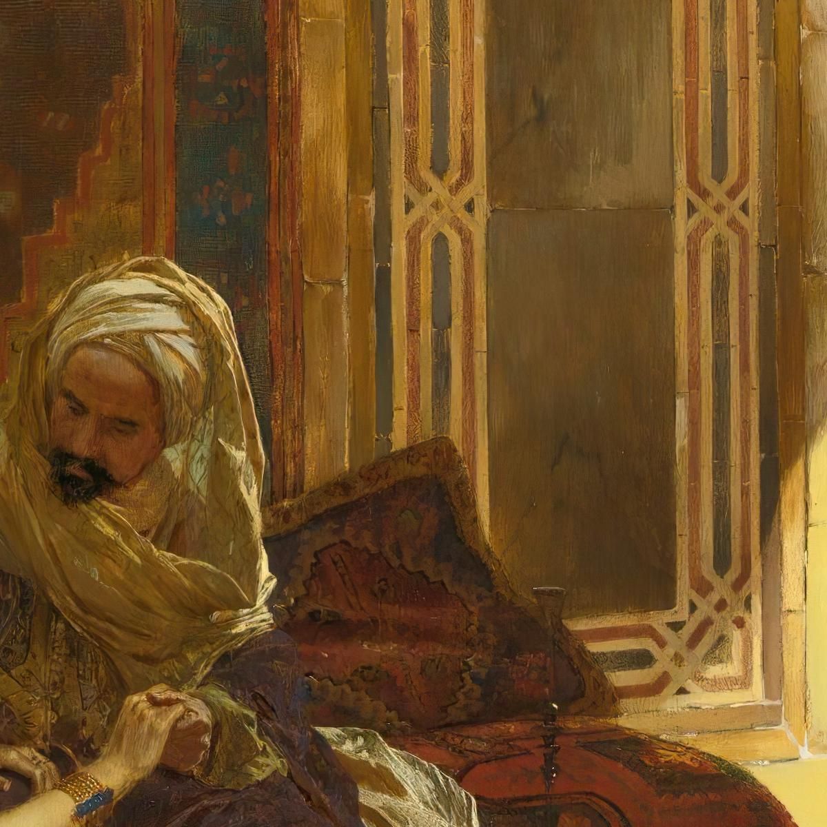 The Favorite Rudolf Ernst rer24 canvas print