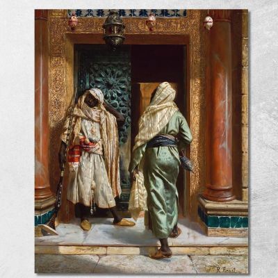 The Dozing Guard Rudolf Ernst rer41 canvas print 