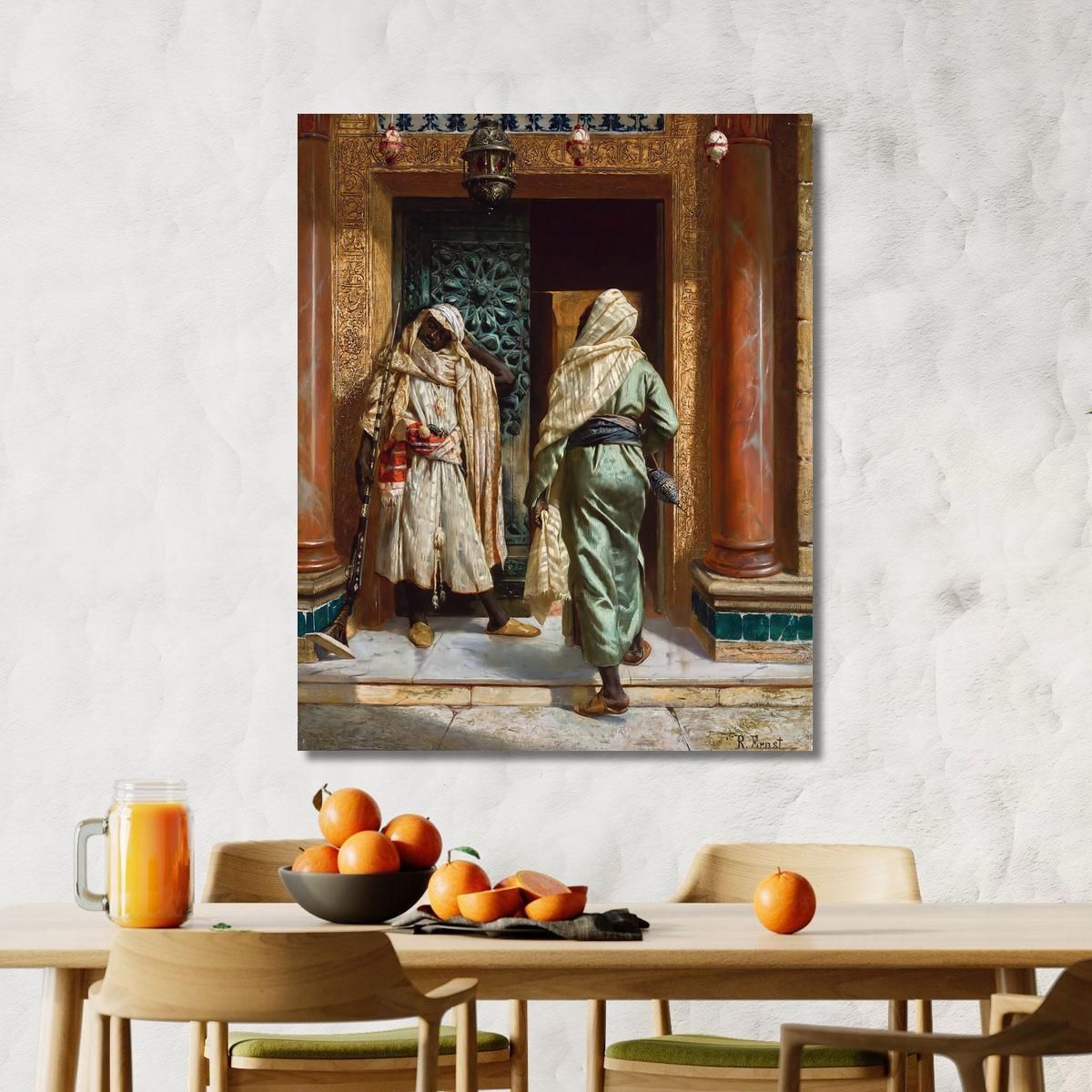 The Dozing Guard Rudolf Ernst rer41 canvas print 