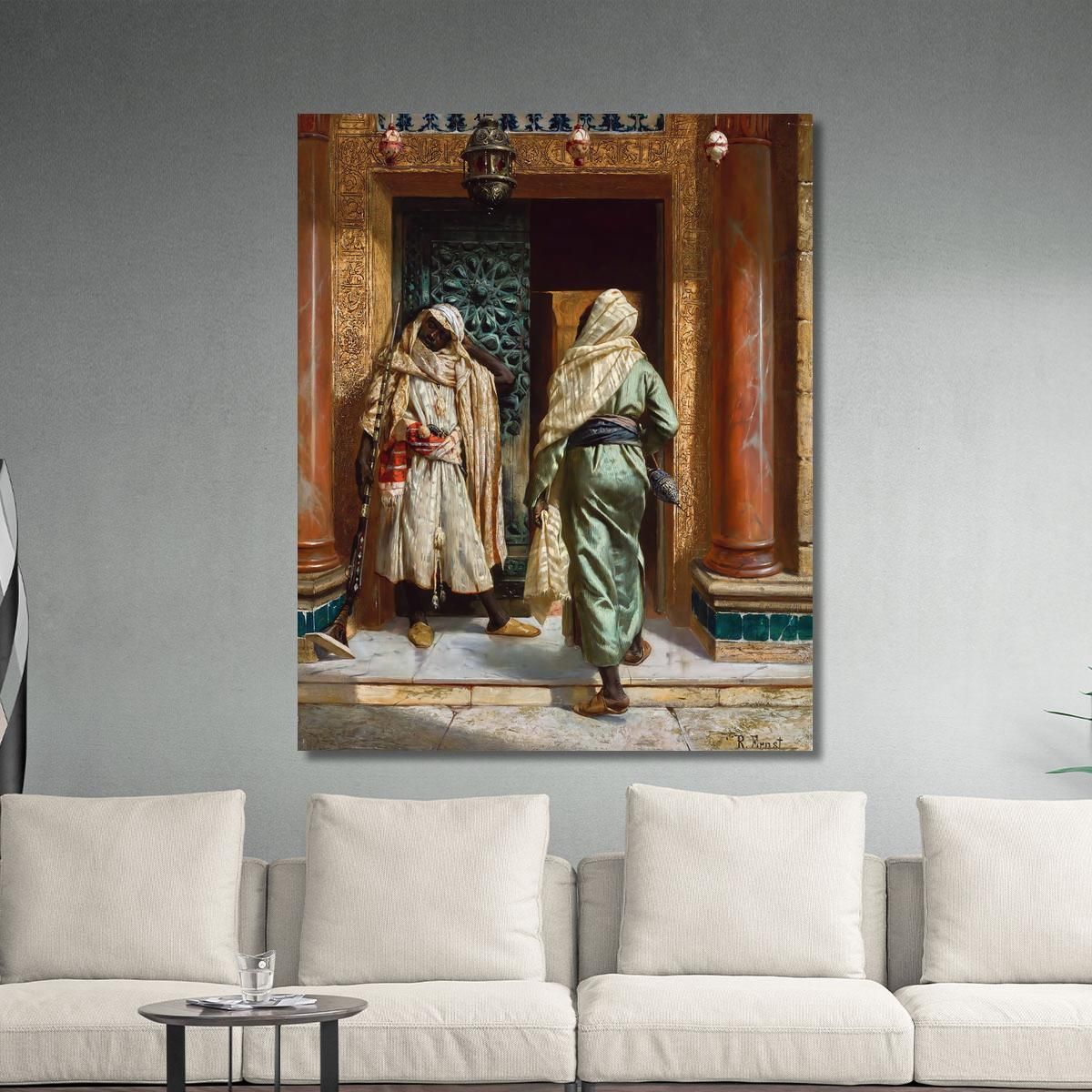 The Dozing Guard Rudolf Ernst rer41 canvas print 