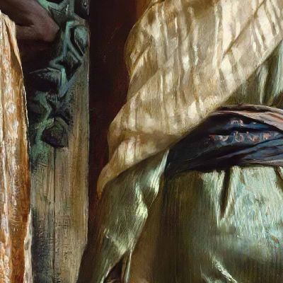 The Dozing Guard Rudolf Ernst rer41 canvas print