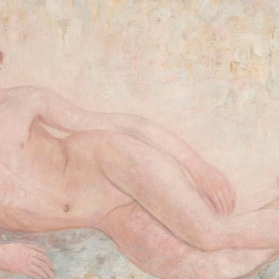 Nude Of A Lying Girl Tadeusz Makowski tmk2 canvas print
