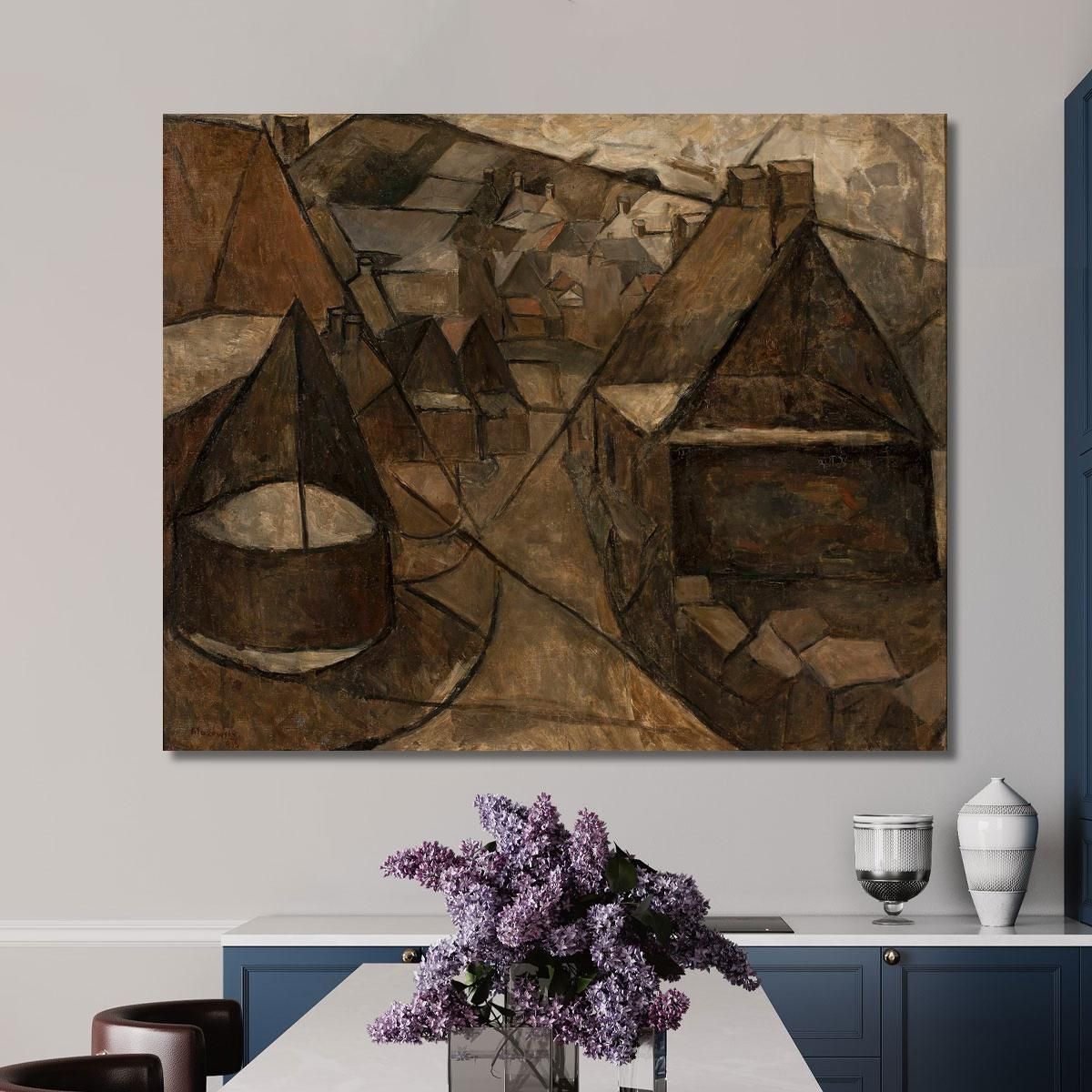 Breton Landscape With A Well Tadeusz Makowski tmk18 canvas print 