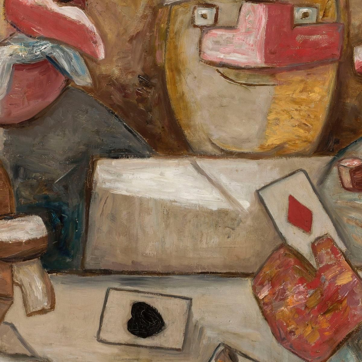 Card Game Tadeusz Makowski tmk23 canvas print