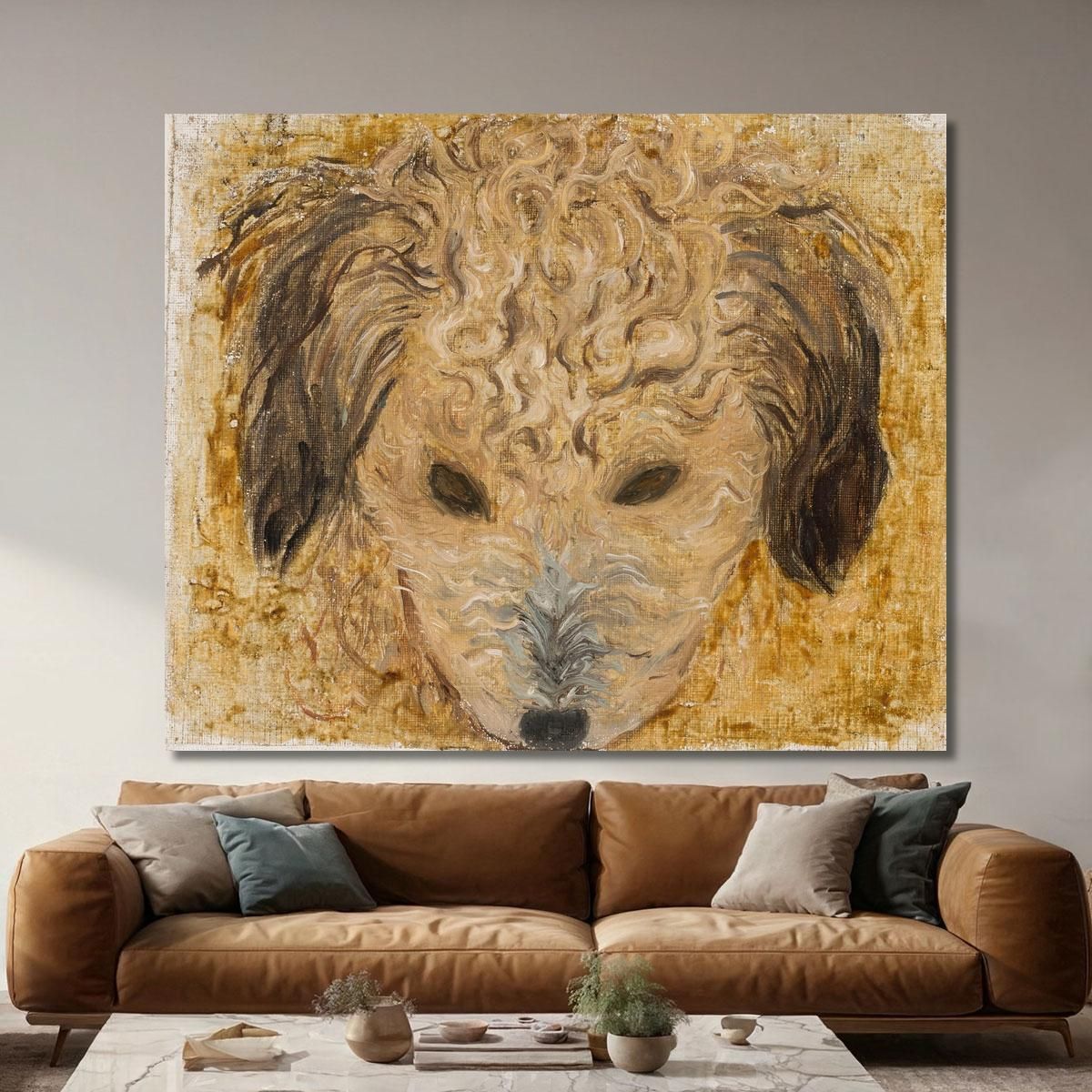 Dog'S Head Tadeusz Makowski tmk35 canvas print 