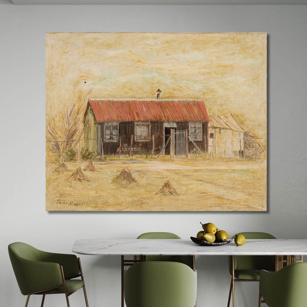 Little House Tadeusz Makowski tmk37 canvas print 