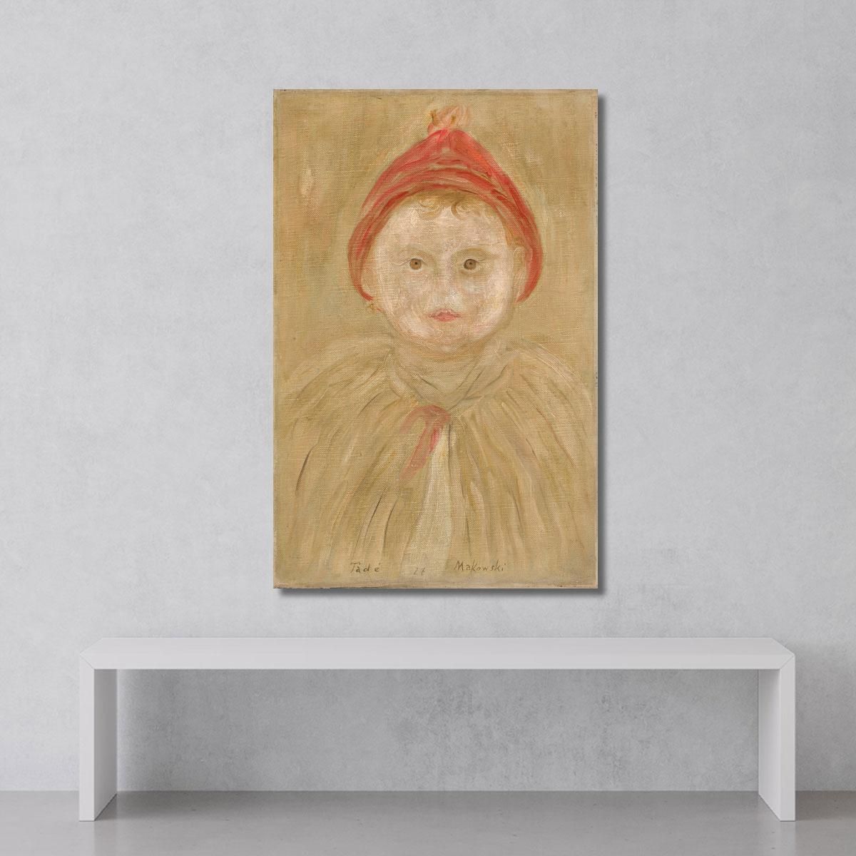 Child In A Cape Tadeusz Makowski tmk40 canvas print 