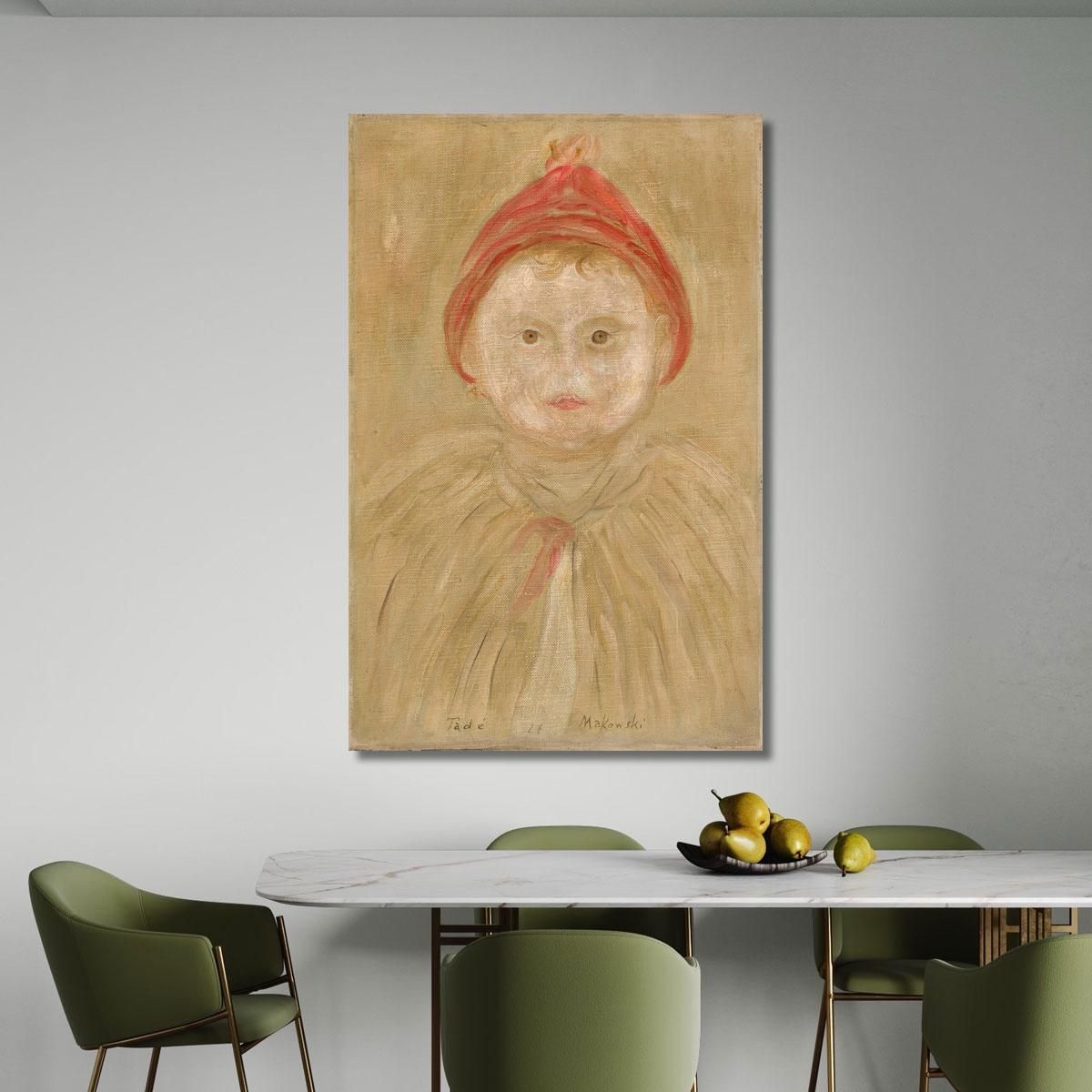 Child In A Cape Tadeusz Makowski tmk40 canvas print 
