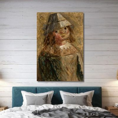 Girl In A Hat Tadeusz Makowski tmk46 canvas print 