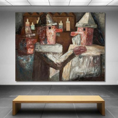 In A Bar Tadeusz Makowski tmk82 canvas print 