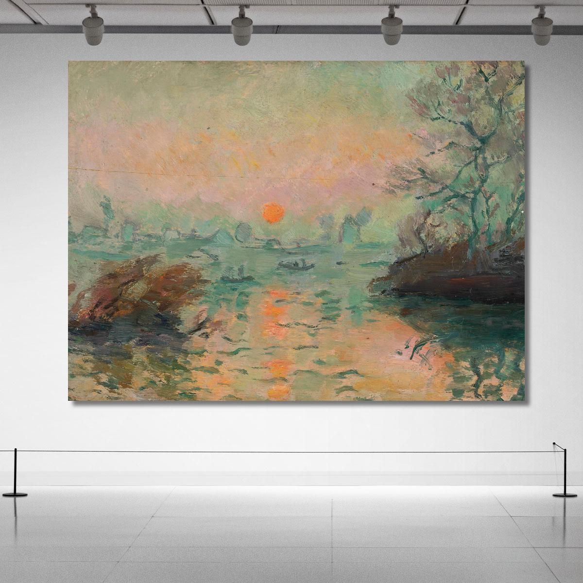 Landscape At Sunset Tadeusz Makowski tmk93 canvas print 