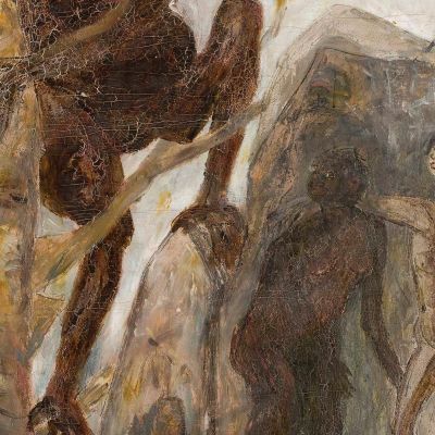 Landscape With A Monkey Tadeusz Makowski tmk96 canvas print