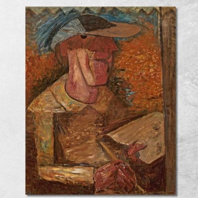 Masquerade In The Dark Tadeusz Makowski tmk119 canvas print 