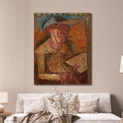 Masquerade In The Dark Tadeusz Makowski tmk119 canvas print 