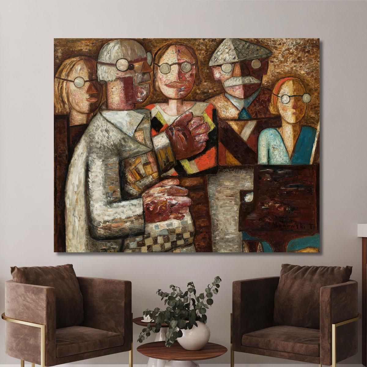 Music Performance Tadeusz Makowski tmk126 canvas print 