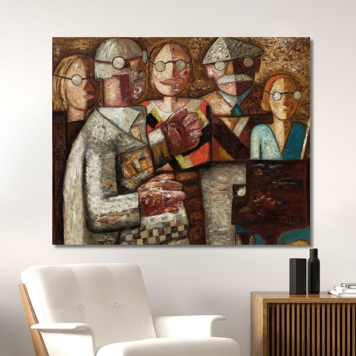 Music Performance Tadeusz Makowski tmk126 canvas print 