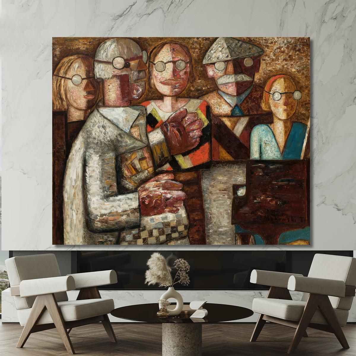 Music Performance Tadeusz Makowski tmk126 canvas print 