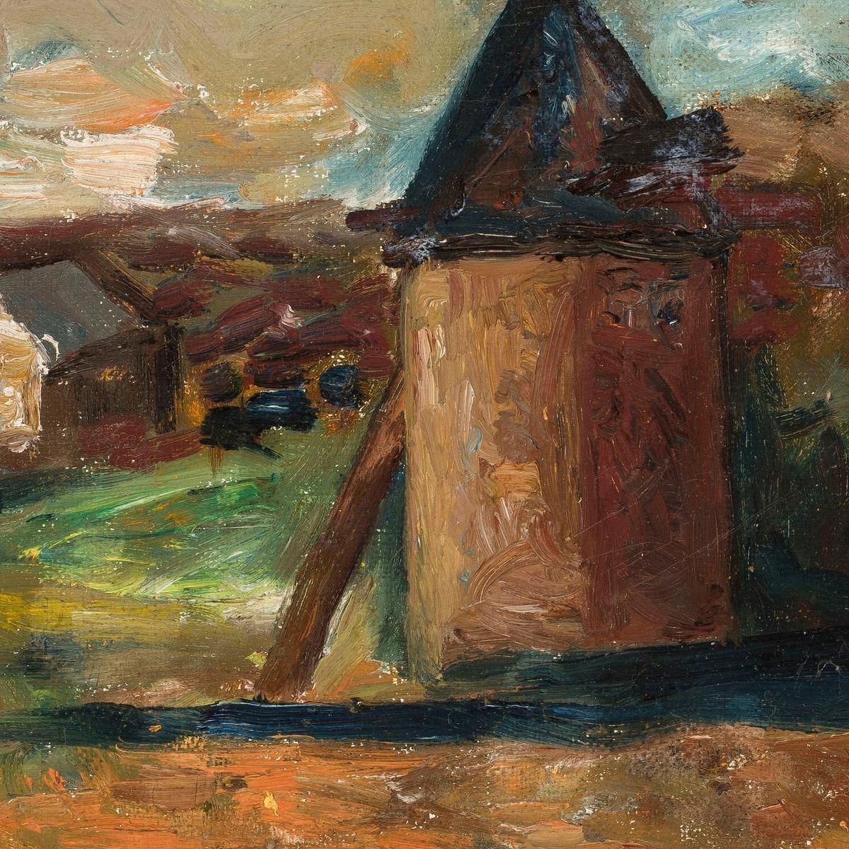 Landscape With Urban Buildings Tadeusz Makowski tmk135 canvas print