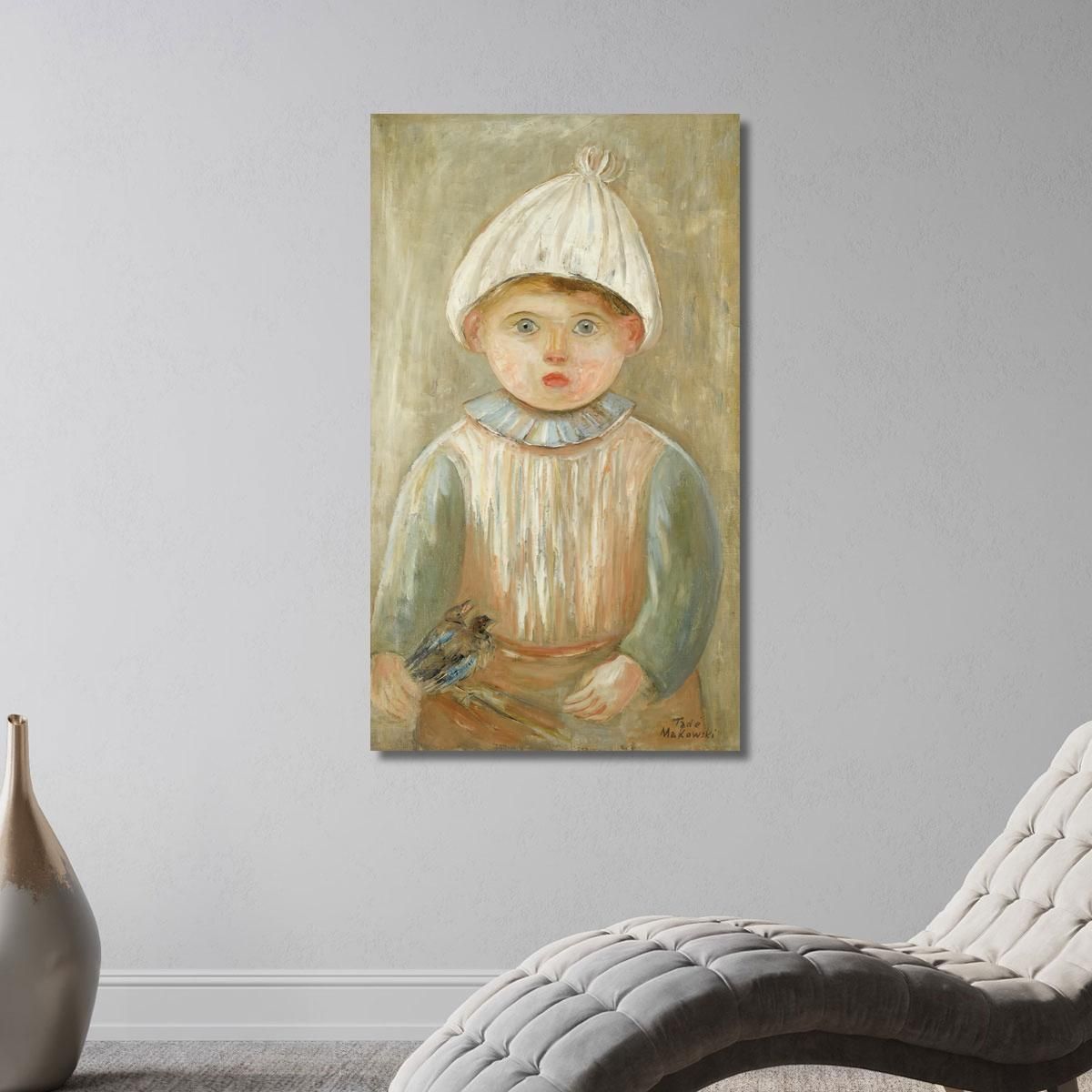 Little Boy Tadeusz Makowski tmk137 canvas print 