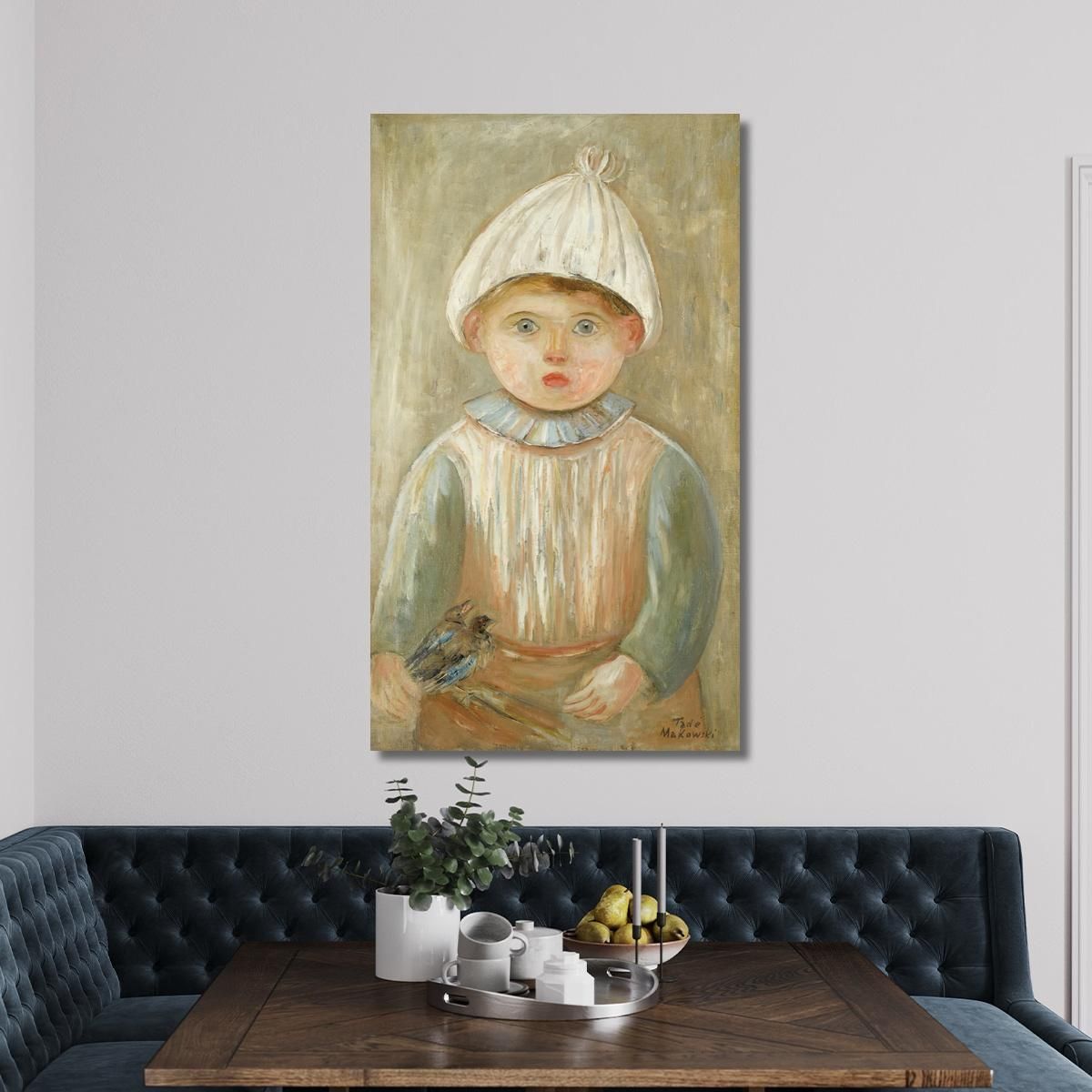 Little Boy Tadeusz Makowski tmk137 canvas print 