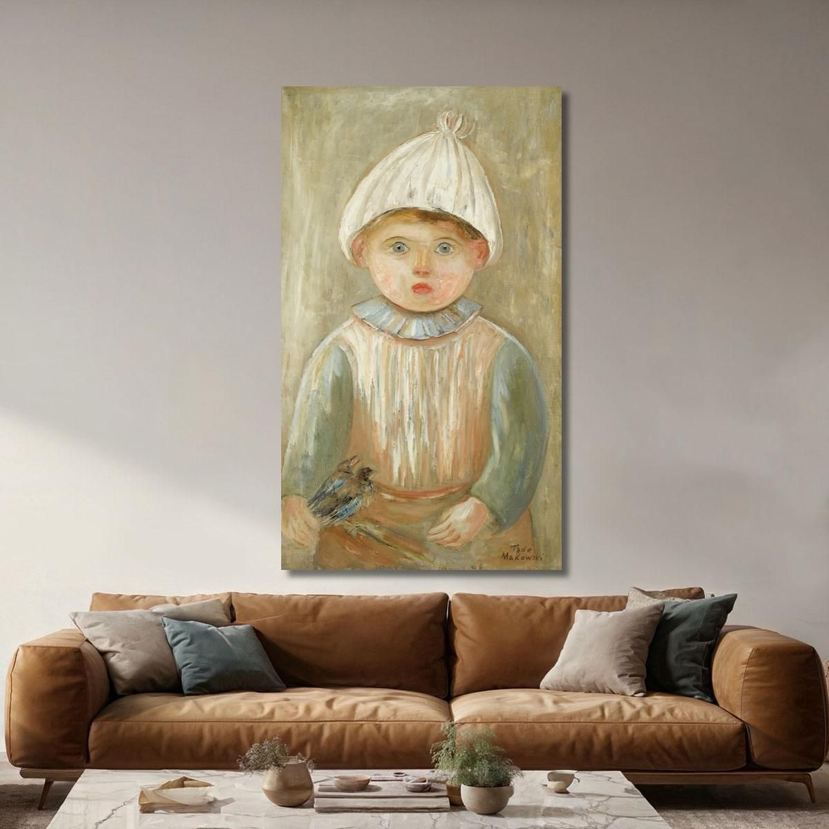 Little Boy Tadeusz Makowski tmk137 canvas print 