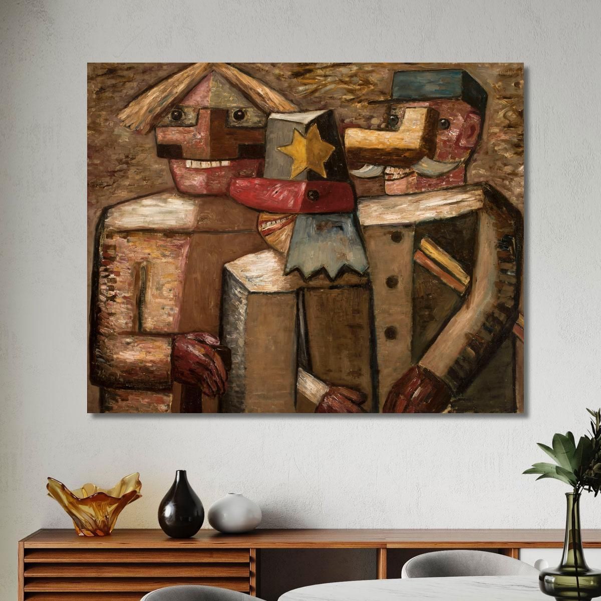Railwaymen Tadeusz Makowski tmk151 canvas print 