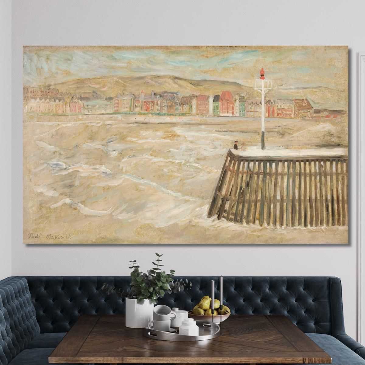 View Of The Sea Tadeusz Makowski tmk195 canvas print 