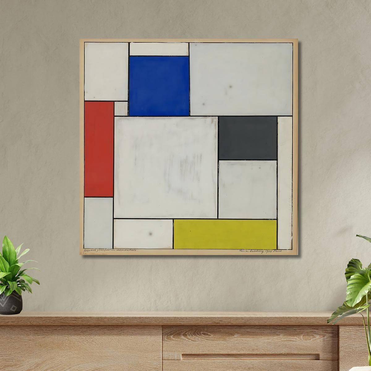 Composition Xxii Theo van Doesburg tvd1 canvas print 