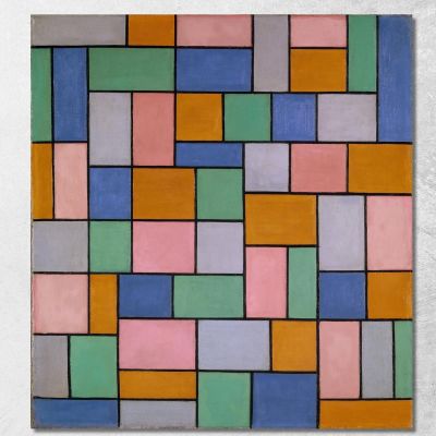 Composition In Dissonances Theo van Doesburg tvd7 canvas print 