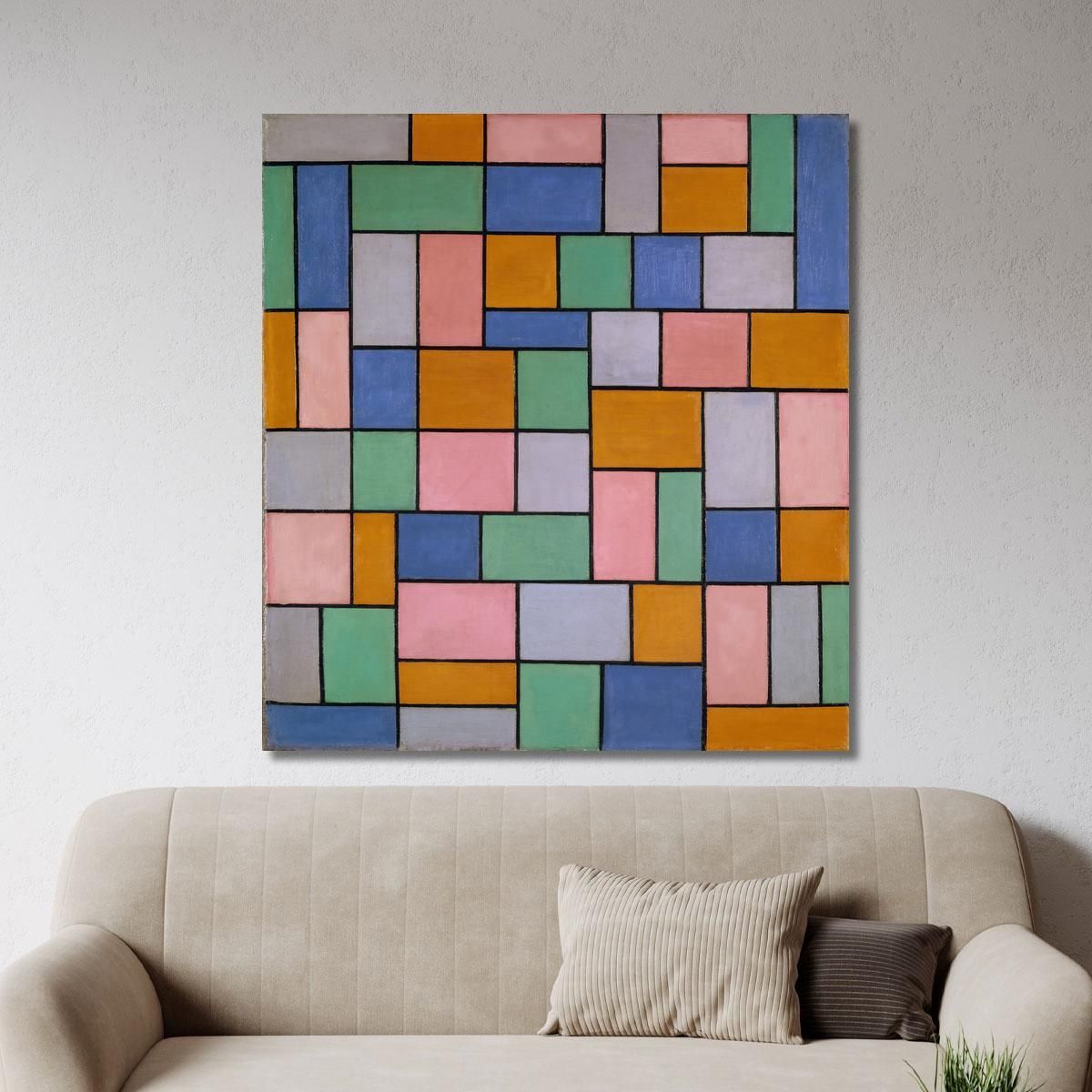 Composition In Dissonances Theo van Doesburg tvd7 canvas print 