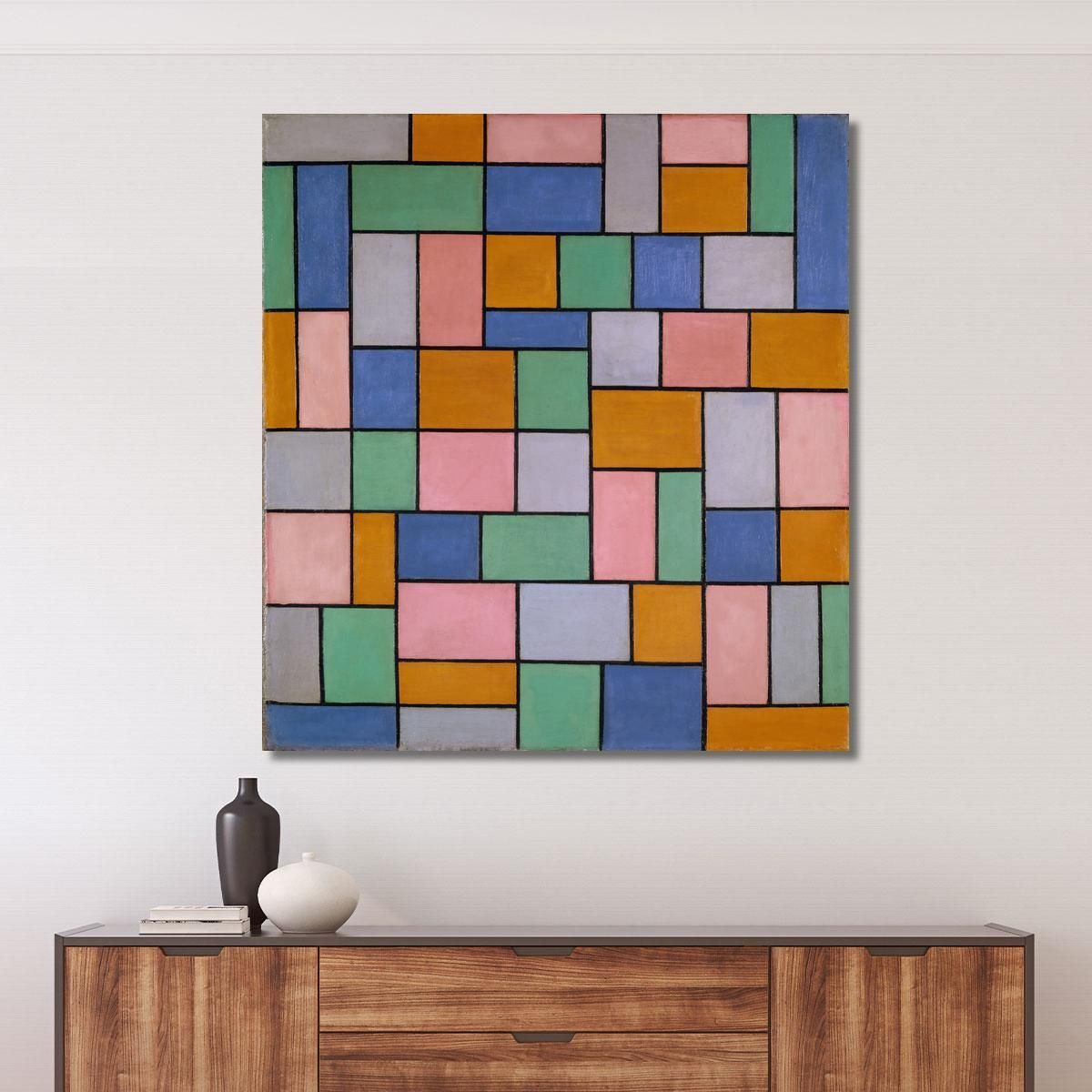 Composition In Dissonances Theo van Doesburg tvd7 canvas print 