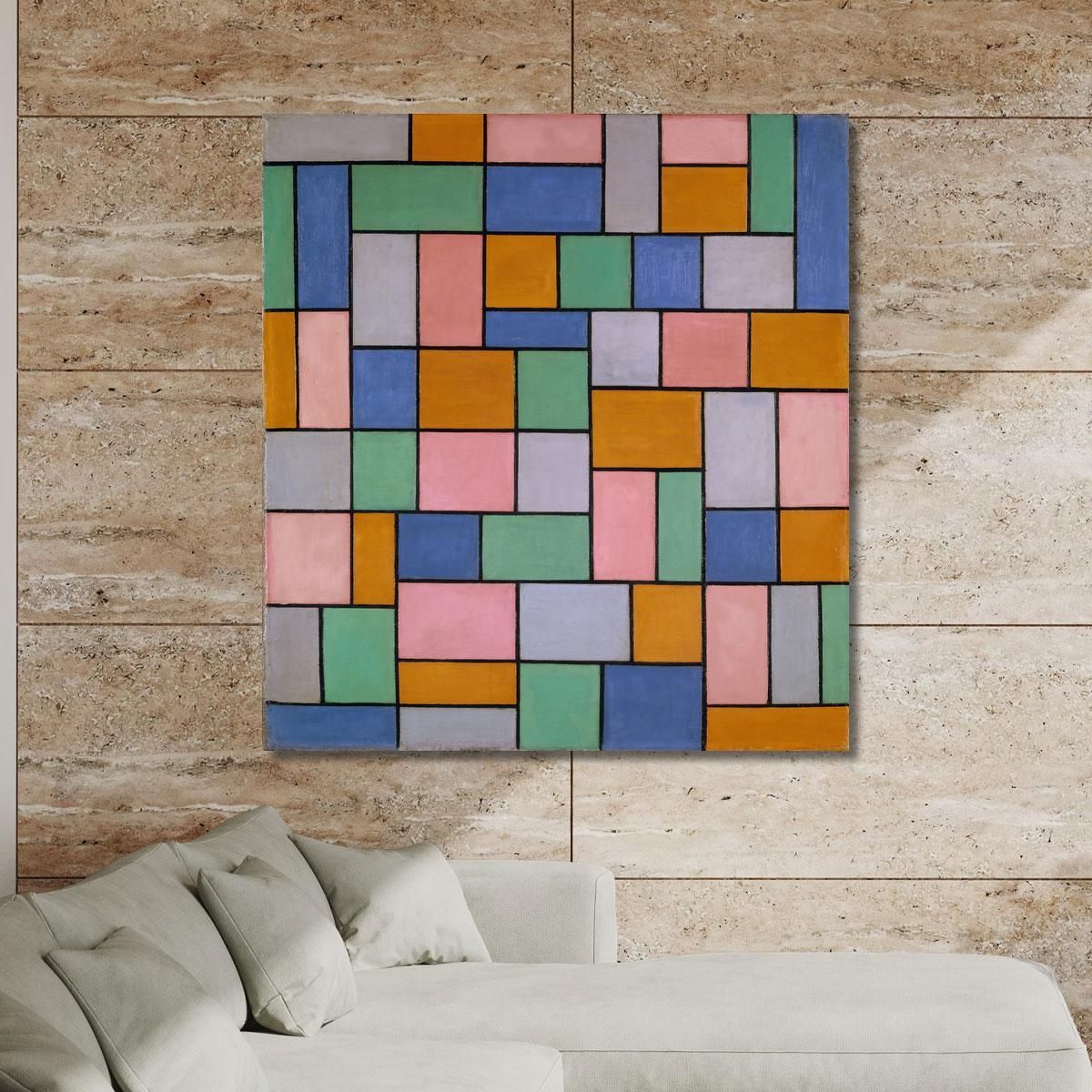 Composition In Dissonances Theo van Doesburg tvd7 canvas print 