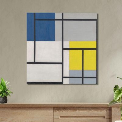 Simultaneous Composition Theo van Doesburg tvd19 canvas print 