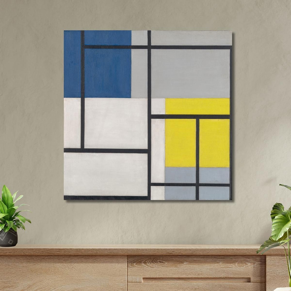 Simultaneous Composition Theo van Doesburg tvd19 canvas print 