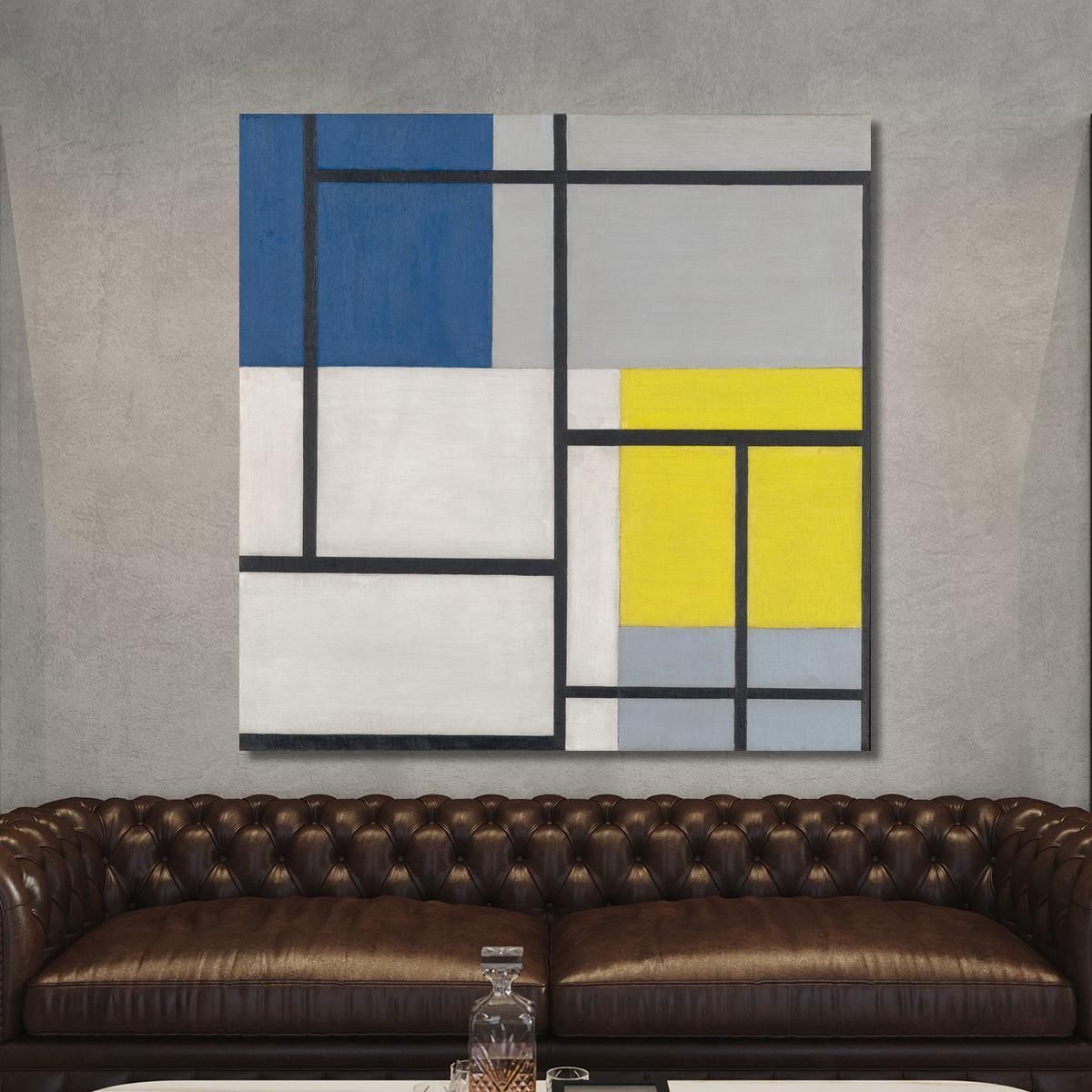 Simultaneous Composition Theo van Doesburg tvd19 canvas print 