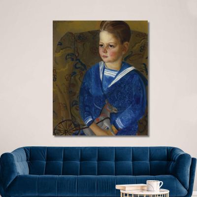 Boy In A Sailor Suit Boris Grigoriev bgr2 canvas print  Boy In A Sailor Suit Boris Grigoriev bgr2 canvas print