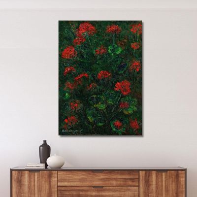 Geraniums Boris Grigoriev bgr3 canvas print 