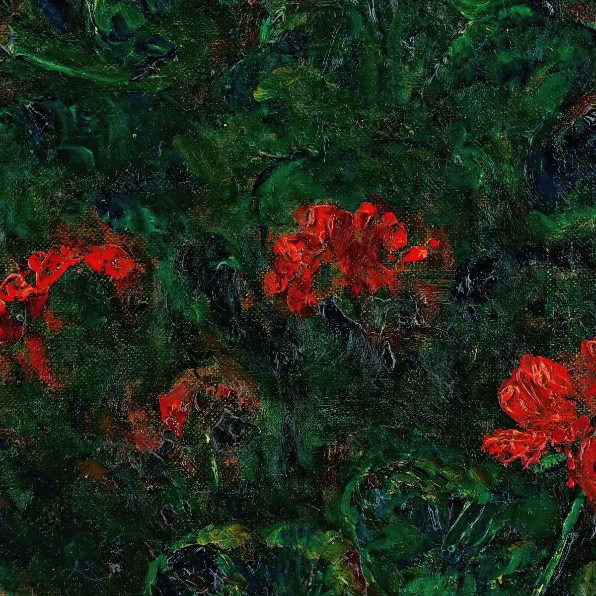 Geraniums Boris Grigoriev bgr3 canvas print