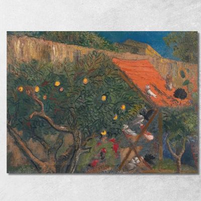 In The Garden Boris Grigoriev bgr4 canvas print
